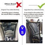 Pet Barrier with Bag Factory - Hot Selling Auto Safety Mesh Organizer Storage