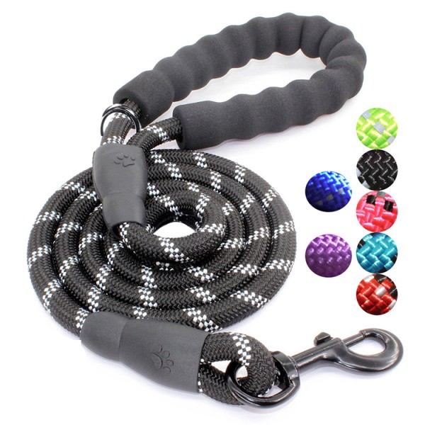Reflective Dog Leash Supplier - 5 FT Strong Padded Handle Highly Reflective