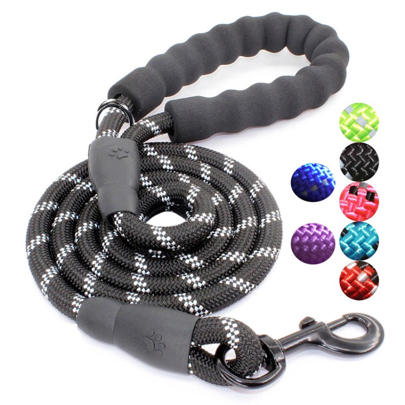 Reflective Dog Leash Supplier - 5 FT Strong Padded Handle Highly Reflective