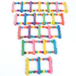 Bird Swing Supplier - New Design 7 Pack Colorful Swing Bells Cage Accessories