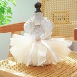 Pet Tutu Dress Manufacturer - Elegant Lace Party Shinny Starlight Wedding