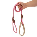 No Pull Dog Leash Manufacturer - Long Lead Training Tracking Braided Leather