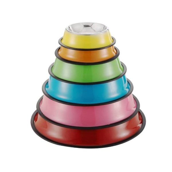Pet Feeder Bowl Factory - Household Multicolor Metal Non Slip Stainless Steel