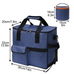 Pet Travel Bag with Storage Manufacturer - Custom Logo Luxury 2 Food Storage