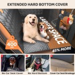 Car Seat Extender Supplier - Hard Bottom Back Seat Pet Cover Hammock SUV