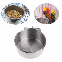 Bird Feeder Bowl Supplier - Hot Selling Stainless Steel Parrot Food Water