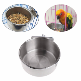 Bird Feeder Bowl Supplier - Hot Selling Stainless Steel Parrot Food Water