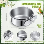 Bird Feeding Cup Supplier - High Quality Stainless Steel Parrot Bowl Dish