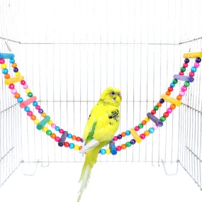 Bird Swing Supplier - New Design 7 Pack Colorful Swing Bells Cage Accessories