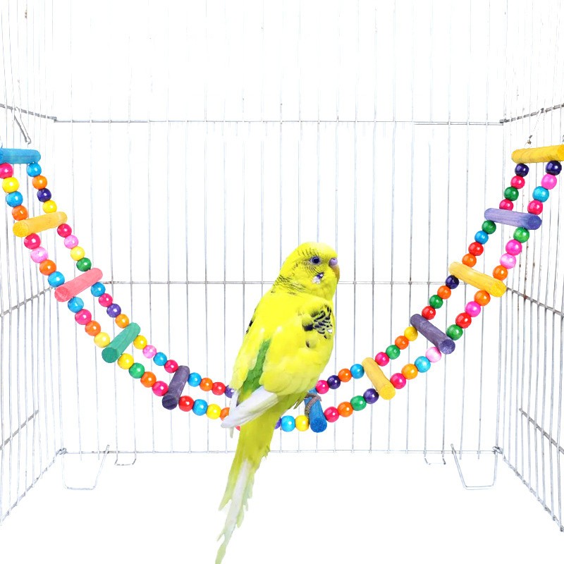 Bird Swing Supplier - New Design 7 Pack Colorful Swing Bells Cage Accessories