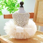 Pet Tutu Dress Manufacturer - Elegant Lace Party Shinny Starlight Wedding