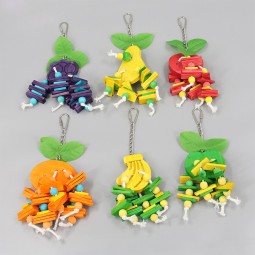 Macaroon Bird Toys Manufacturer - Factory Custom Swing Cute Chew Cage Accessories