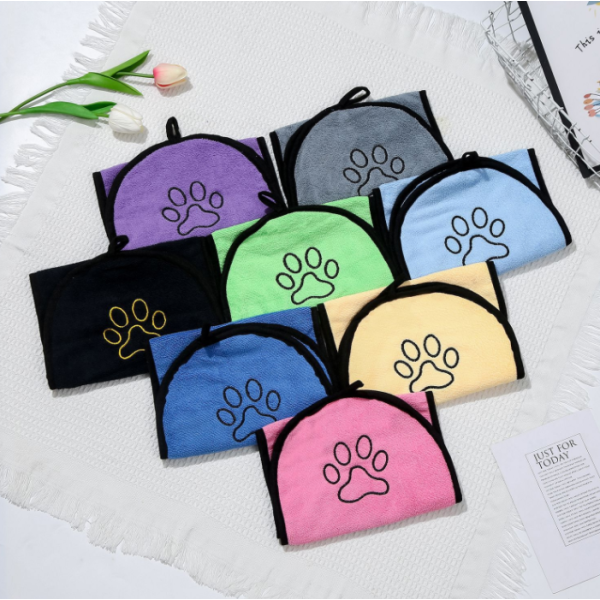 Pet Bath Towel Supplier - High Quality Thickened Quick-Drying Cleaning