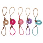 No Pull Dog Leash Manufacturer - Long Lead Training Tracking Braided Leather