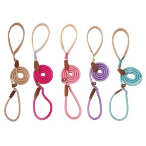 No Pull Dog Leash Manufacturer - Long Lead Training Tracking Braided Leather