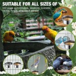 Bird Feeding Cup Supplier - High Quality Stainless Steel Parrot Bowl Dish