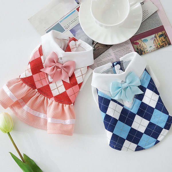 Pet Skirt Manufacturer - Wholesale Korean Style Cowboy Jean Gauze Dress