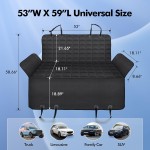 Car Hammock Supplier - New Arrival Waterproof Back Seat Cover Universal Fit