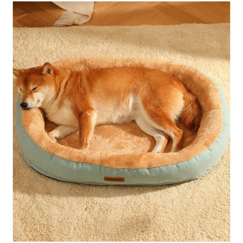 Soft Oval Pet Bed Factory - Customization Cozy Comfy Detachable Cleaning Pad
