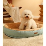 Soft Oval Pet Bed Factory - Customization Cozy Comfy Detachable Cleaning Pad