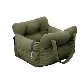 Army Green Dog Car Seat Bed Supplier - Travel Carrier Print Pattern Pet Bed