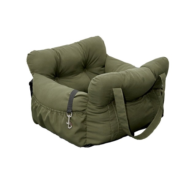Army Green Dog Car Seat Bed Supplier - Travel Carrier Print Pattern Pet Bed