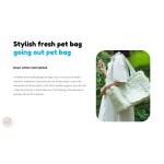 Travel Cat Backpack Manufacturer - Tote Bag Sponge Material Cat Dog Supplies