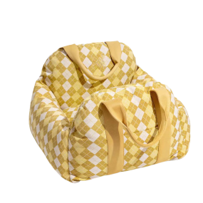 Yellow Pet Carrier Car Seat Bed Manufacturer - Travel Comfortable Bed L Size