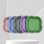 Folding Silicone Bowl Factory - Four-leaf Shaped Outdoor Dog Portable Feeder