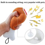 Thanksgiving Dog Toy Supplier - Turkey Legs Squeaky Plush Toy Cotton Stuffed