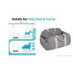 Grey Dog Car Seat Bed Factory - Travel Carrier Printed Comfortable Pet Bed