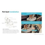 Pink Dog Car Seat Bed Manufacturer - Travel Carrier Comfortable Pet Bed M Size