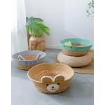 Cotton Rattan Cat Bed Supplier - Lovely Hand Woven Cooling Indoor Print Pattern