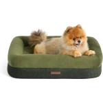 Bamboo Dog Bed Factory - Bamboo Charcoal Memory Foam Removable Washable Cover
