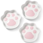 Ceramic Cat Bowl Factory - 8 Oz Shallow Paw Feeder Customized Logo Easy Clean