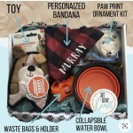 Pet Gift Set Factory - Customized Gift Box Bandana Portable Bowl Poop Bag