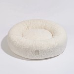 Removable Dog Bed Manufacturer - Fluffy Round Donuts Soft Puppy Large Bed