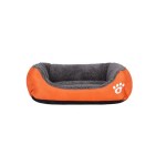 Cotton Pet Basket Supplier - Washable Warm Soft Cozy Medium Kennel Print