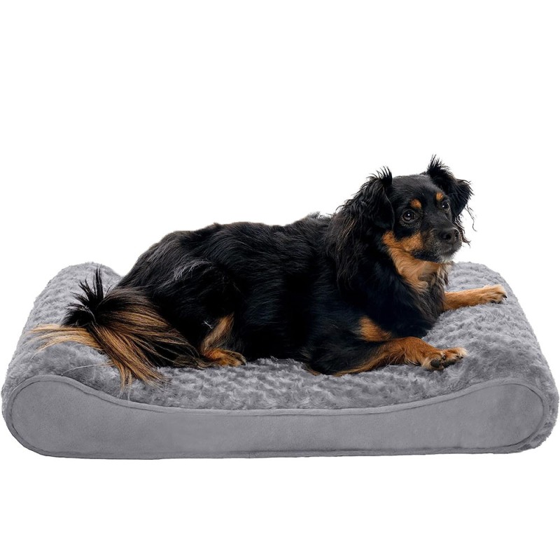 Microvelvet Pet Bed Manufacturer - Luxe Lounger Contour Mattress Removable Cover