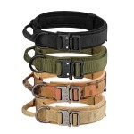 Nylon Dog Collar Supplier - Multi-Color Solid Pattern Customizable Pet Collar