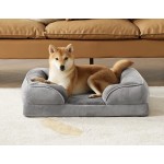 Orthopedic Dog Bed Supplier - Foam Sofa Boucle Teddy Fabric Cover