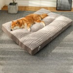 Orthopedic Dog Crate Bed Supplier - Customization 43 Inch Removable Cover Washable