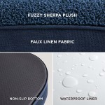 Cooling Gel Dog Bed Supplier - Extra Large Removable Bolsters Washable Cover