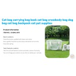 Travel Cat Backpack Manufacturer - Tote Bag Sponge Material Cat Dog Supplies