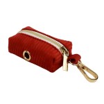 Pet Waste Bag Dispenser Factory - Eco-friendly Corduroy Feces Bag Dispenser