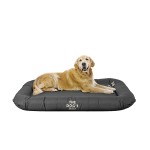 Waterproof Dog Bed Supplier - Durable Grey Oxford Washable Reversible Cover