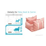 Pink Oxford Dog Car Seat Bed Factory - Travel Carrier Comfortable Pet Bed
