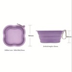 Folding Silicone Bowl Factory - Four-leaf Shaped Outdoor Dog Portable Feeder