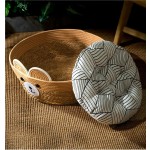 Natural Rattan Cat Bed Factory - Handmade Cooling Lovely Cradle Removable Cushion