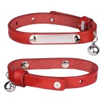 Cow Leather Pet Collar Manufacturer - Adjustable Personalized ID Plate Anti-Lost